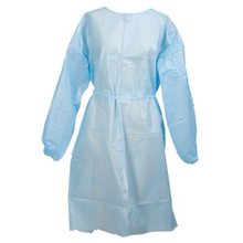 Fluid Resistant Non Woven Plastic Disposable Barrier Gown