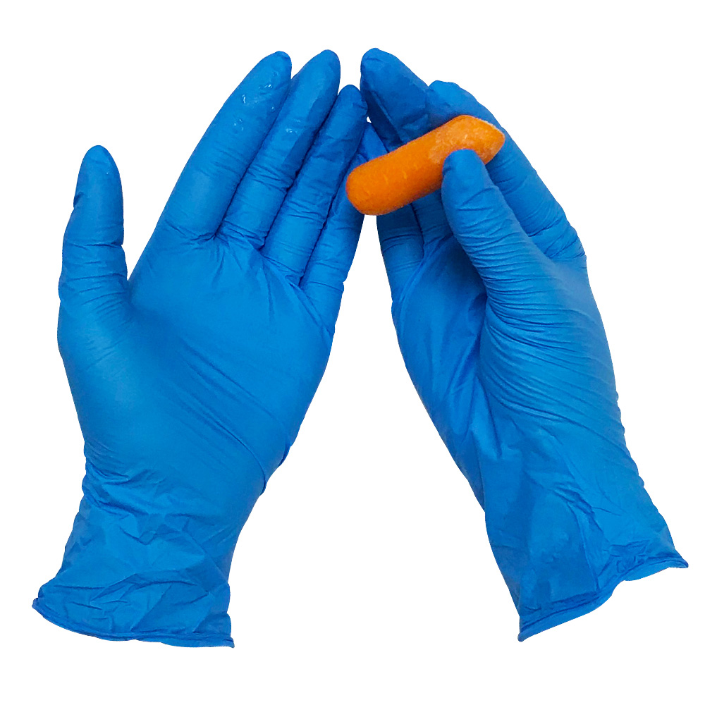 Medium Size Waterproof Food Safe Disposable Nitrile Gloves