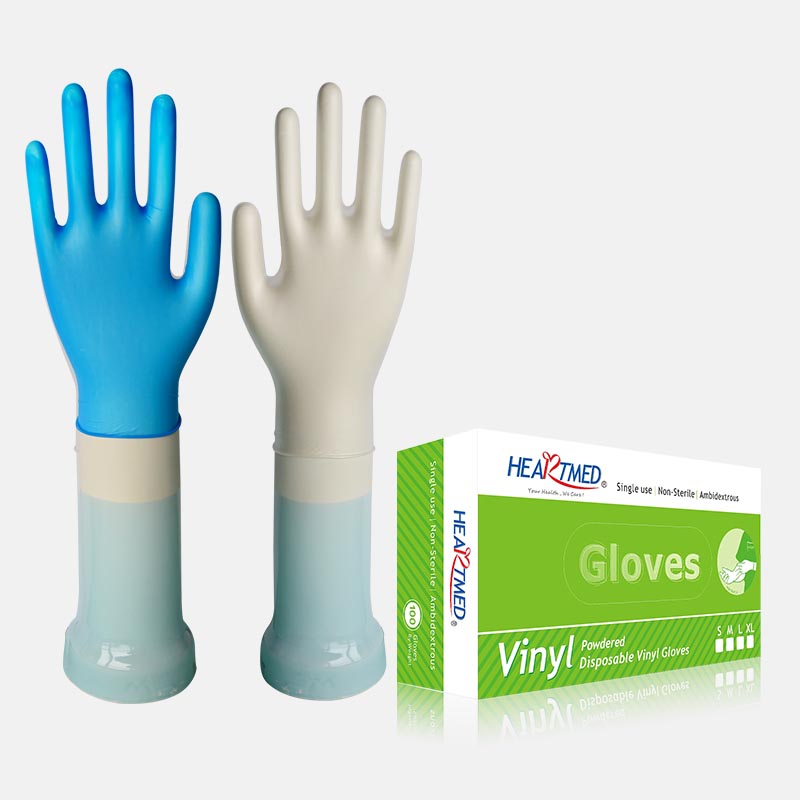 Pre-powdered Smooth Touch Disposable Vinyl Exam Gloves