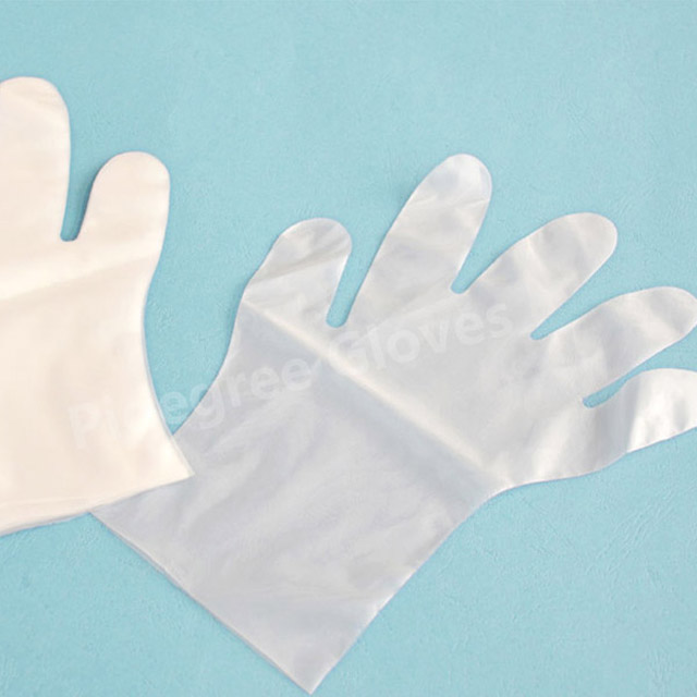 High Density Polyethylene Disposable Food Handling Gloves
