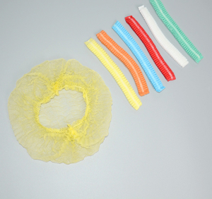 Colorful Non Woven Plastic Disposable Bouffant Head Cap for Cleanroom 