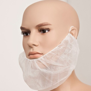 Non Woven Disposable White Surgical Beard Nets
