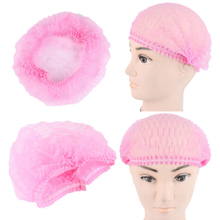 Pink Disposable Non Woven Cleanroom Bouffant Cap