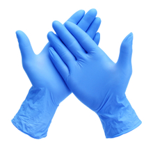 Heavy Nitrile Gloves - 7 Mil, Blue, Powder Free