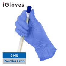 Purple Nitrile Gloves (5 Mil, Powder Free)