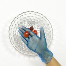Food Grade Vinyl Gloves - 3 Mil, Blue, Powder Free